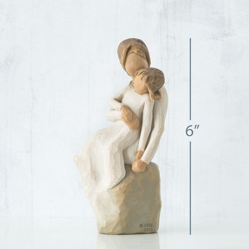 Willow Tree MotherDaughter, Laughter with Loveâ€¦ Always, Gift to Celebrate Relationship Between Mother and Child, Focus on Closeness and Playful Affection, Sculpted Hand-Painted Figure - Image 2